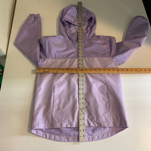 Eddie Bauer Jacket Girls Medium Lilac Lavender Full Zip Hoode LongSleeve Outdoor - Picture 7 of 13